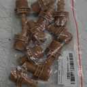 12 Pieces 3/4 Inch PVC to 1/2 Inch Drip Irrigation Adapter Fittings, 3/4" Male Pipe Thread(MPT) x 1/2" Drip Line Barbed Coupling Connectors 3/4-in PVC to 1/2-in Poly Tubing Adapter