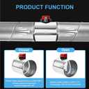 5" Motorized Duct Damper,On/Off Backdraft Damper Control, Stainless Steel Airflow Control Damper for HVAC System, 24V AC