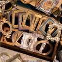 180Pcs Scrapbook Embellishments Window Frame for Scrapbooking Supplies, Vintage Scrapbook Frames Photo Decorative Paper for Junk Journal Crafts DIY Crafts Album Decor