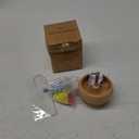 Tilhumt Bead Spinner for Jewelry Making, Effortless Rotating Wooden Clay Bead Spinner with 2 Big Eye Beading Needles and 3000 Seed Beads, Beading Supplies for Making Waist, Bracelets, Necklace