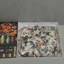 Wildflower Puzzles for Adults 1000 Pieces, PICKFORU Vintage Flower Book Puzzle, Wildflower Pages Jigsaw Puzzle for Book Lover, Floral Art Bookshelf Library Puzzles