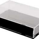 Evron Display Case for Collectibles Assemble Clear Acrylic Box Alternative Glass Case for Display Action Figures Home Storage & Organizing Toys (10.5x7.5x2 inch; 26x19x5 cm)