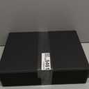 Magnetic Leather Trading Card Storage Box - 5-Row Deck Case Design, 3900+ Capacity for YuGiOh, MTG, TCG and Sports Cards, Includes 24 Colorful Dividers & 5 Card Supports (Black/Green)