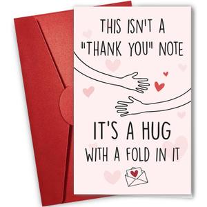 5 x NewEleven Thank You Cards for Christmas - Teacher Appreciation Gifts, Thanks You Present For Friend, Teacher, Boss - Thank You Gifts For Women, Men From Bestie, Family, Colleague - Greeting Card (Gratitude)