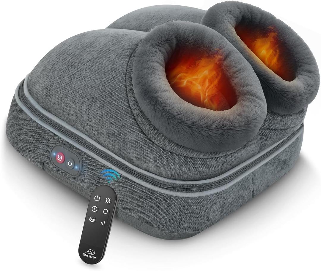 Snailax Shiatsu Foot Massager with Heat, Electrick Foot Massager Machine with Remote Control, Gifts for Men Women