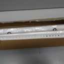 ALLZONE Tension Curtain Rod for Windows, 123 to 160 Inch, Heavy Duty Extra Long Curtain Rods, Non-Slip Bathroom Shower Tension Rod, Renter Friendly, Adjustable, Spring Loaded, White