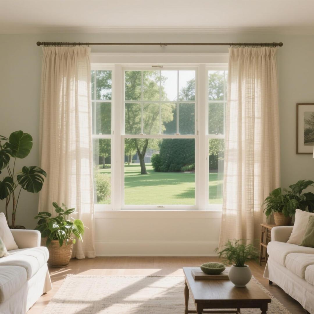 Custom-Made Curtains Natural Linen Blend Drapes for Bedroom Living Room, 38 Colors for Choosing, Blackout/Room Darkening Drapery Liner, Multi-Type Header Styles & Size Customizable (20"W x 20"L (Pack of 1))