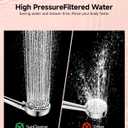 SunCleanse Filtered Shower Head with Handheld, 9-Spray Setting Detachable Showerhead with Filters, Shower Head for Hard Water - Filtered Chlorine, Improve Skin and Hair Texture, Chrome
