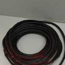 19.7 Feet Long Weather Stripping Seal Strip for Doors/Windows, Self-Adhesive Backing Seals Large Gap (from 5/16 inch to 11/20 inch) Seal Strip (Black)