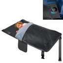 Untree Airplane Bed for Toddler with Blanket, Airplane Seat Extender for Kids, Baby Airplane Travel Essentials, Grey