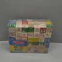 Melissa & Doug Deluxe Wooden ABC/123 1-Inch Blocks Set with Storage Pouch (50 pcs)