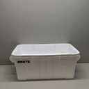 Brute® Totes with Lid, 28" x 18" x 11", White