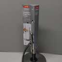 OXO Simply Tear Paper Towel Holder: Freestanding Black Kitchen Roll Holder, Stainless Steel & Rubber, 13.25" Height