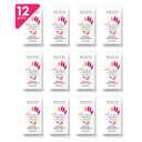 Bodipure Professional Keratin Gloves for Nail Strengthening, Moisturizing Hand Mask for Dry and Cracked Hands, Hand and Cuticle Treatment with Vegetable Keratin Cream 12 Pairs (1 Count (Pack of 12))