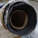 Semessilah Seamless Photography Background Paper Roll, Blue Photo Paper Backdrop for Photography, Video and Streaming (Ultra Black, 107" x32')