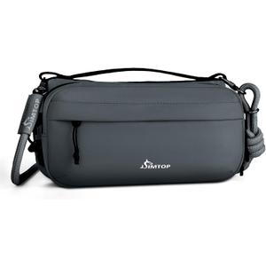 Small Crossbody Travel Bag for Women, Water-Resistant Nylon, RFID Blocking, Organizer with Bottle Slot, Adjustable Rope Strap