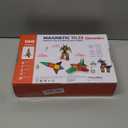 Gemmicc 100 PCS Magnetic Tiles with 2 Cars, STEM Approved Educational Magnet BuildingToys, Magnet Puzzles Stacking Blocks for Boys Girls