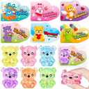 ShyLizard 23 Pack Valentine's Day Cards for Kids with Bear Squeeze Toy, Valentines Gifts for Kids Classroom School Exchange Prizes, Valentine's Party Favors for Boys & Girls