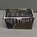 OYCBUZO 360LED Net Lights, 21ft x 5ft Connectable Christmas Outdoor Mesh Lights with Timer & 8 Lighting Modes, Waterproof String Light Plug in for Xmas Tree Bushes Garden Holiday Party - Warm White