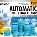 Toilet Bowl Cleaner Tablets Blue Toilet Tank Cleaners, Septic-Safe Hard Water Stain Remove, Automatic Toilet Cleaning & Deodorizer Effervescent Stain & Odor Remover Bathroom Fresh Scent 50 Tabs LLL