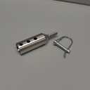 Moalaok Heavy Duty Trailer Jack Drill Adapter, Fits for 1 Inch Jack Drive Shaft Top Wind Trailer Jacks Integrated with Chuck Adapter Socket Adapter Bit Attachment for Most of Cordless Drill