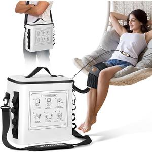 COLDSOOT Cold Therapy Machine w/Timer, Compact and Portable Ice Machine for Knee After Surgery, Knee Replacement Recovery System, Cryotherapy Pain Relief w/Compression Pad for Shoulder, Hip and Ankle