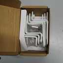 Unique 6 Pcs Metal Anti-Slip Mattress Gaskets-Secure Your Mattress in Place, Prevent Slipping-Solid and Easy to Install, Perfect for Home & Dorm Use/White