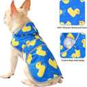 Dog Raincoat, Waterproof Dog Rain Jacket with Hood, Adjustable Rain Coat Poncho with Reflective Strips & Leash Hole for Medium Dogs Puppies, Lightweight Pet Clothes