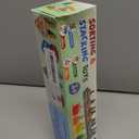 Montessori Toys for 1 2 3 Year Old Boy Girl, Toys for Ages 2-4 Toddlers Kids Baby, 1 2 Year Old Birthday Gifts, Toddler Stocking Stuffers Wooden Learning Puzzles Shape Sorter Toy for Toddlers 1-3, Multicolored