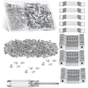 Mr. Pen- Sawtooth Picture Hangers, 511 Pack, Silver, Metal Picture Frame Hangers with Screws and Screwdriver