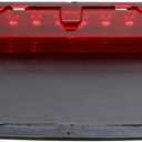 iJDMTOY OEM-Spec Red Lens Full LED Rear Windshield High Mount Third Brake Light Bar Assembly Compatible With 2008-2017 Audi A5 S5 2-Door Coupe