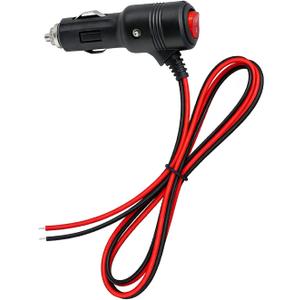 12V Car Cigarette Lighter Adapter, Cigarette Lighter Socket Extension Cord, Adapter Extension Cable Suitable for Cars, Motorcycles, and Trucks