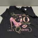 Stepping Into My 40th Birthday Like Queen 40 Years Old Woman T-Shirt SIZE S