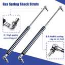 15" 22.5 Lbs/100N Lift Support Struts Gas Spring Shocks Hydraulics Piston Lid Stay for Toolbox RV Bed Cover Trap Door Window Boat Hatch and Other DIY Project