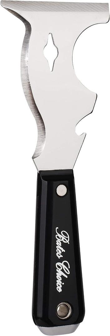 Bates- Paint Scraper, 10 in 1 Painters Tool, Paint Scrapers for Wood, Painters Tool, Painters Knife, Paint Scraper for Painting, Putty Knife, Metal Scraper, Spackle Tool, Putty Scraper, Knife Scraper (Black)