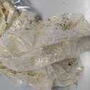 10FT 4PCS Gold Table Runners, Sheer Cheese Cloth Table Runner 120 Inch Tulle Sequin Glitter Metallic Foil Boho Table Cover Chiffon Cheesecloth