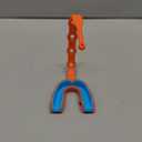 Oral Mart - Youth Mouthguard with Strap (Orange/Blue) for Kids - Sports Mouthguard with Attached Strap for Football, Ice Hockey...