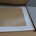 upsimples 20x30 Poster Frame, Display Pictures 16x24 with Mat or 20x30 Without Mat, Wall Hanging Picture Frame, White, 1 Pack