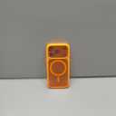 TOCOL for iPhone 17 Pro Case, Full Camera Protection, Built-in Magnetic Ring, Compatible with Magsafe Charger, Drop Protection, Translucent Matte Phone Case for iPhone 17 Pro 6.3 inch (Orange)