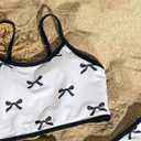 Girls 3 Piece Bikini Set Halter Triangle Top Floral Print Mid Waist Bottom Cover Up Skirt Cute Swimwear Blue