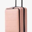 Coolife Luggage Suitcase Piece Carry On ABS+PC Spinner Trolley with pocket Compartmnet(Sakura pink, 20in(carry on))