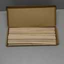Unfinished Balsa Wood Sheets Sticks, Wood Dowel Rods Square Basswood Sheets, 50 Pcs Wooden Craft Making Supplies for Crafts DIY Projects Making