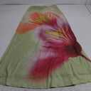 MakeMeChic Maxi Long Skirt for Women Mesh Y2k Summer Floral Flowy Skirt, (Green)