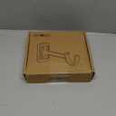 Set of 3, Curtain Rod Brackets for 3/4" or 1" Rods, Zinc Alloy Hardware Curtain Rod Holders, Wall Curtain Rod Hooks (Matte Black-Single)