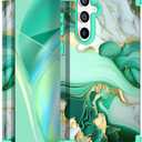 Hocase for Galaxy S25 Plus Case, Shockproof Heavy Duty Protection Soft Silicone Rubber Bumper+Hard Plastic Hybrid Protective Case for Samsung Galaxy S25 Plus (6.7") 2025 - Mint