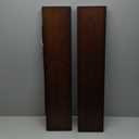 Homeforia Walnut Floating Shelves 30" Long, Premium Solid Wood, Long Walnut Floating Shelves for Living Room