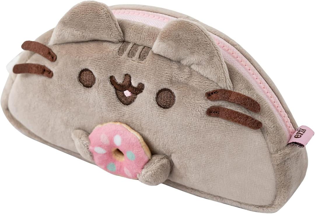 Grupo Erik Pusheen Plush Pencil Case | Kids Pencil Case | 7.87 x 1.97 x 3.54 inches | Cosmetic Case | Pusheen Gifts