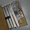 Solar Panel Mounting Bracket Kit System to Metal Roof Sloped or Flat Pitched Tile Shingle Roofs for 1-2pcs Solar Panels with End Cap