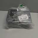 KYODOLED Cash Box with Combination Lock Safe Metal Money Box with Money Tray for Security Lock Box 7.87"x 6.30"x 3.35" Black (Medium)