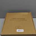 Large Felt Bulletin Board - Stylish Perfectly Sized 35" x 47" Cork Board Alternative for Office & Wall Decor  12 Customizable Adhesive Tiles w/Golden Pins are Perfect to Display Your Photos (Pink)